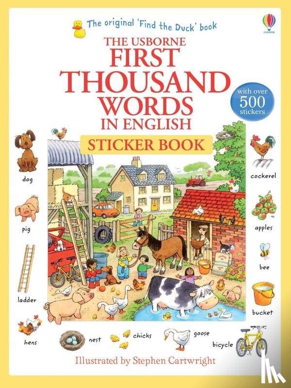 Amery, Heather - First Thousand Words in English Sticker Book