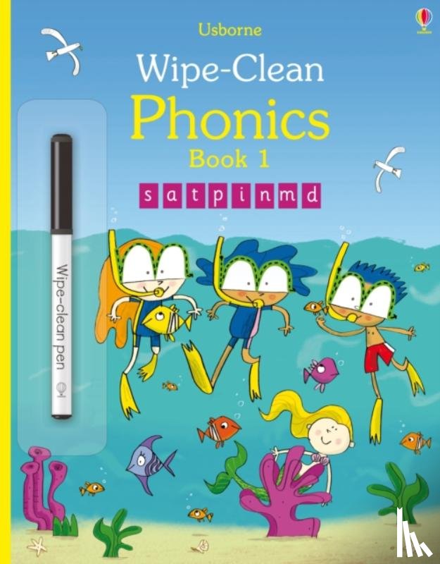 Mackinnon, Mairi - Wipe-clean Phonics book 1