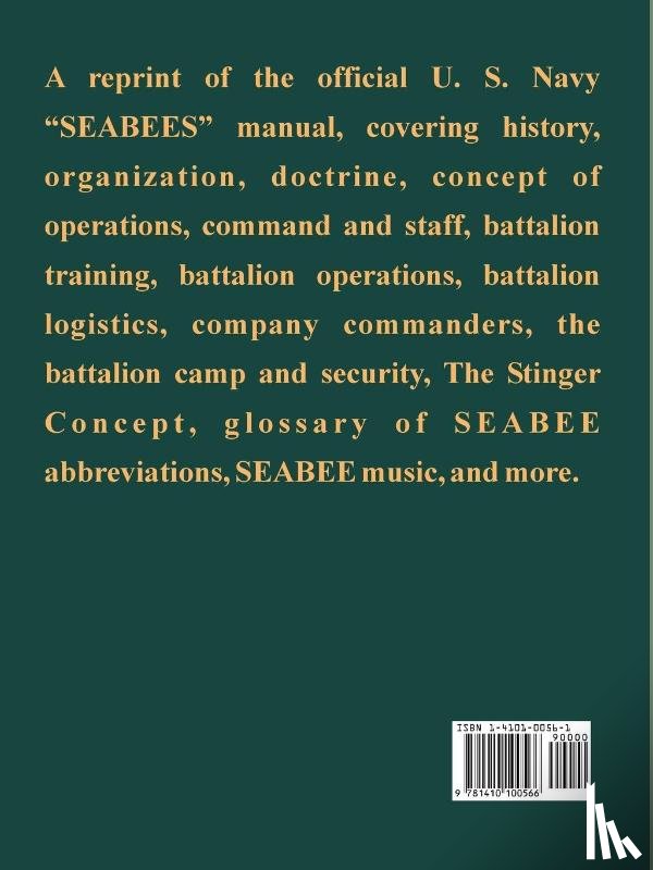 United States Navy - Naval Construction Forces Manual