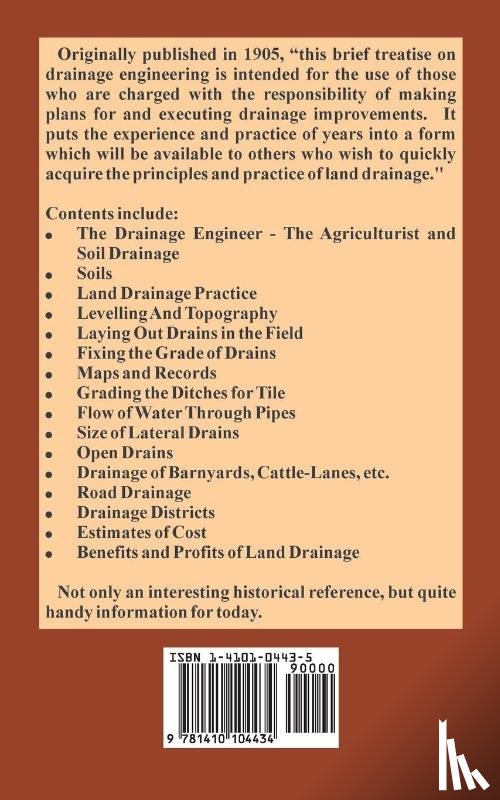 Elliott, Charles G - Engineering for Land Drainage