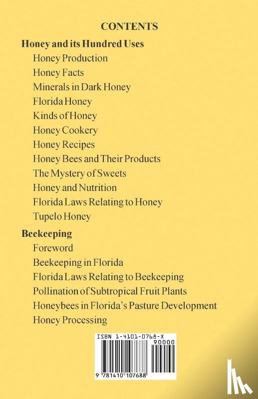 Florida Department of Agriculture - Florida Honey and its Hundred Uses and Beekeeping