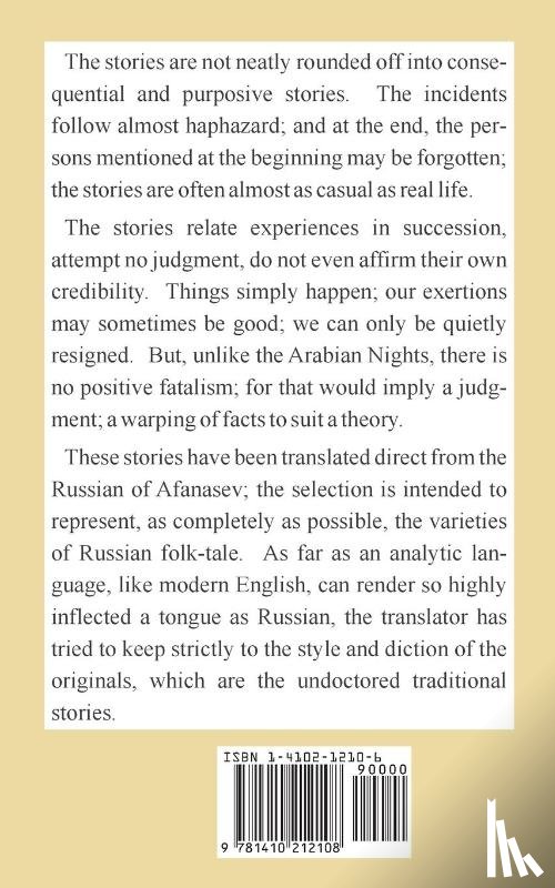  - Russian Folk-Tales