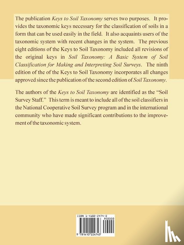 U S Department of Agriculture - Keys to Soil Taxonomy