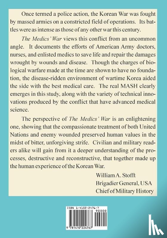 Cowdrey, Albert E - The Medics' War