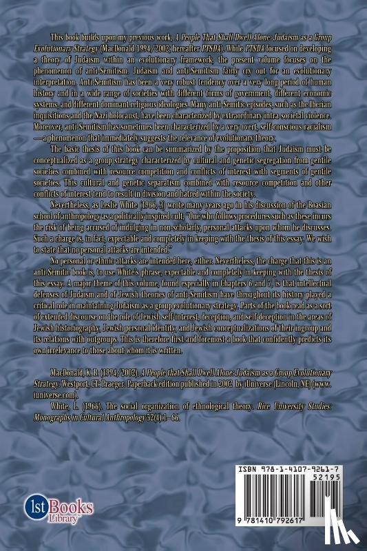 MacDonald, Kevin - Separation and Its Discontents