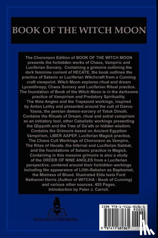 Ford, Michael - BOOK OF THE WITCH MOON Choronzon Edition