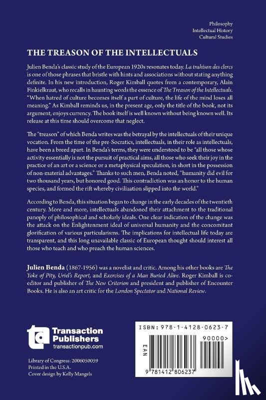Benda, Julien, Kimball, Roger - The Treason of the Intellectuals