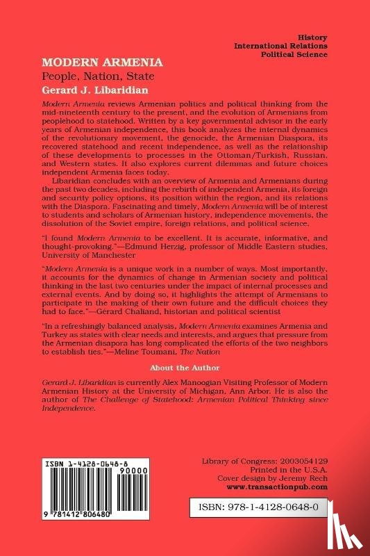 Libaridian, Gerard - Modern Armenia