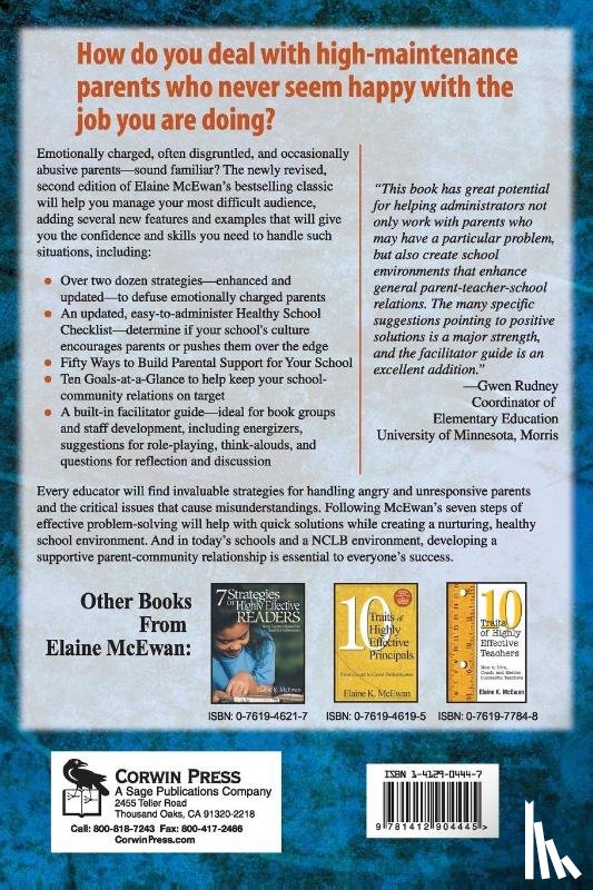 McEwan-Adkins, Elaine K. (The McEwan-Adkins Group) - How to Deal With Parents Who Are Angry, Troubled, Afraid, or Just Plain Crazy