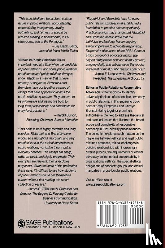  - Ethics in Public Relations