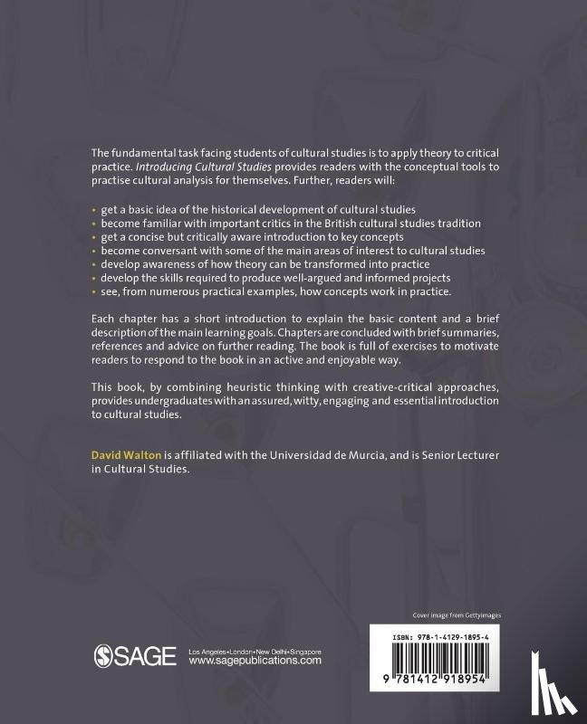 Walton, David - Introducing Cultural Studies
