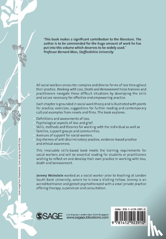 Weinstein, Jeremy A - Working with Loss, Death and Bereavement