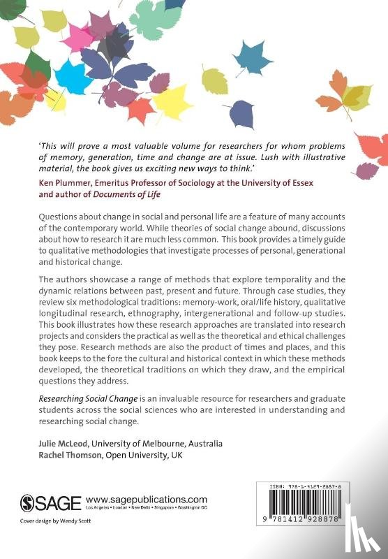 McLeod, Julie, Thomson, Rachel - Researching Social Change
