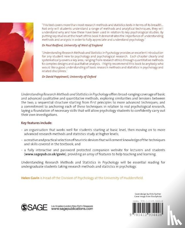 Gavin, Helen - Understanding Research Methods and Statistics in Psychology