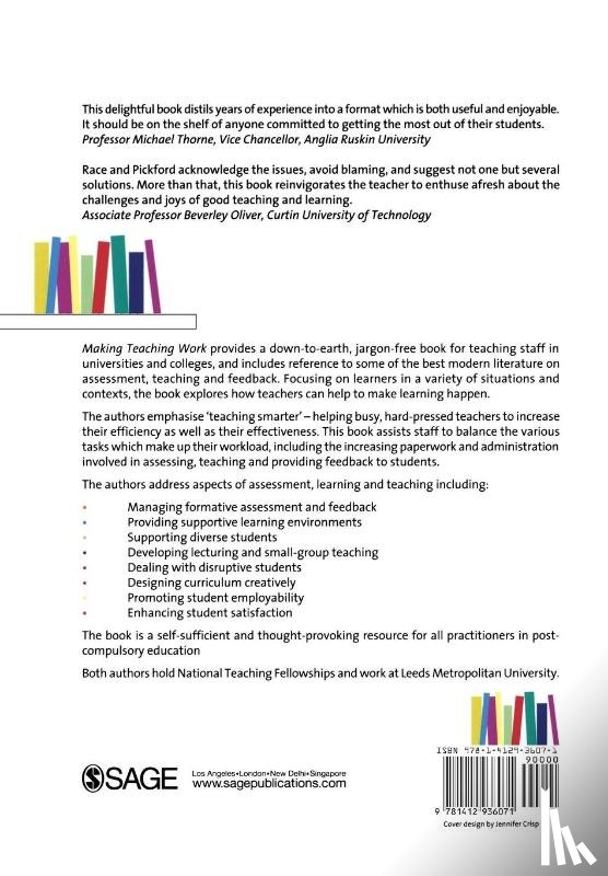 Race, Phil, Pickford, Ruth - Making Teaching Work