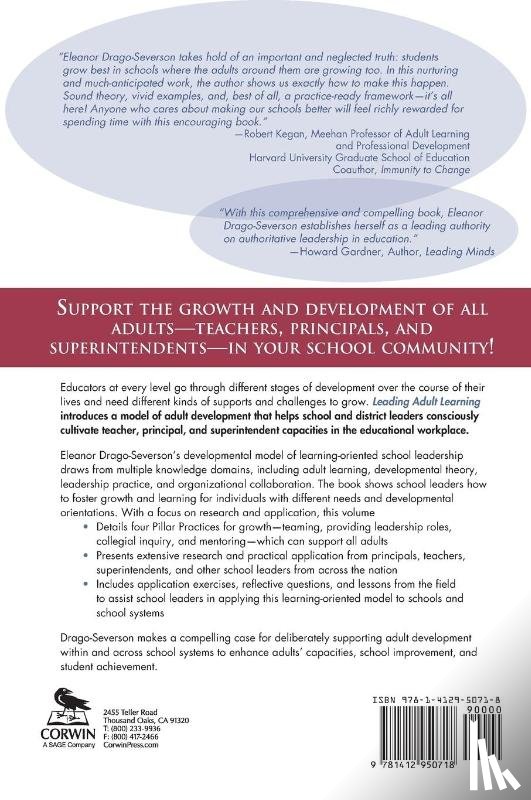 Drago-Severson, Eleanor - Leading Adult Learning