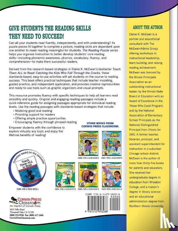 McEwan-Adkins, Elaine K. - The Reading Puzzle: Fluency, Grades 4-8