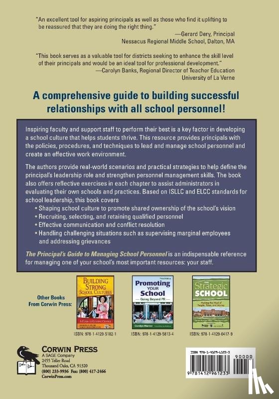  - The Principal's Guide to Managing School Personnel