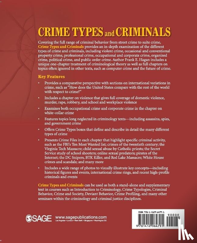 Hagan, Frank E. - Crime Types and Criminals