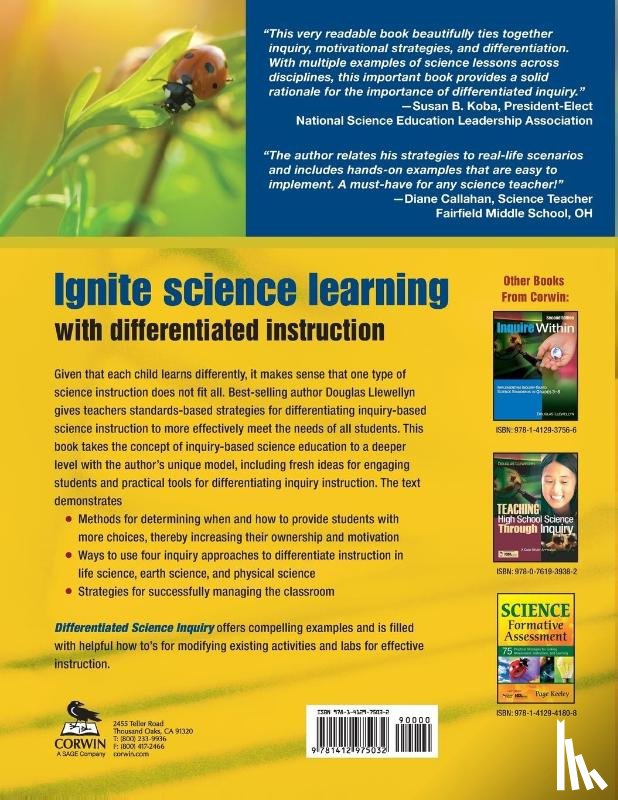 Llewellyn, Douglas J. - Differentiated Science Inquiry