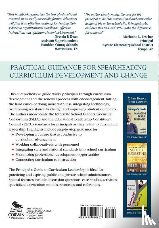 Sorenson, Richard D., Goldsmith, Lloyd M., Mendez, Zulma Y., Maxwell, Karen T. - The Principal’s Guide to Curriculum Leadership