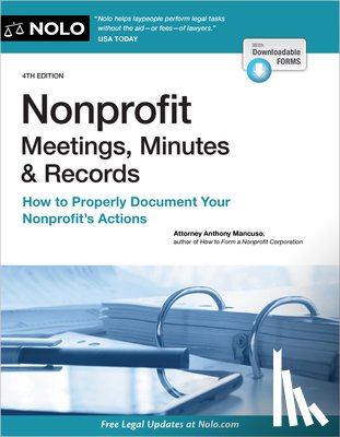 Mancuso, Anthony - NONPROFIT MEETINGS MINUTES & R