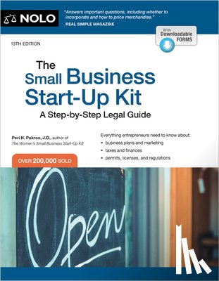 Pakroo, Peri - The Small Business Start-Up Kit: A Step-By-Step Legal Guide