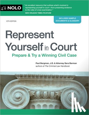 Bergman, Paul - Represent Yourself in Court: Prepare & Try a Winning Civil Case