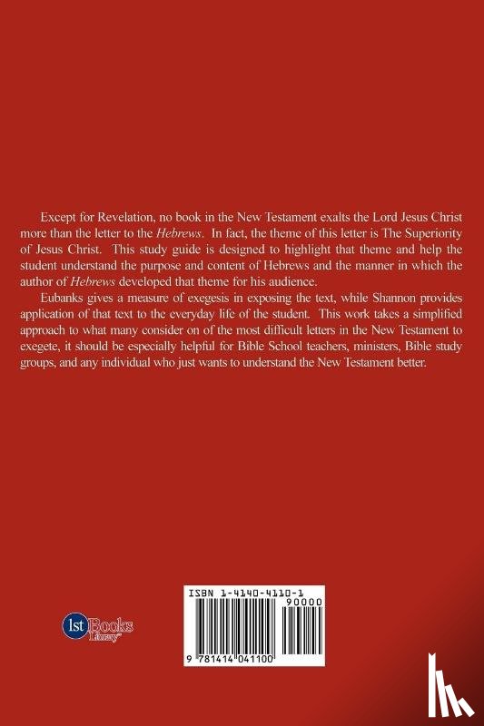 Eubanks, David L., Shannon, Robert C. - Hebrews