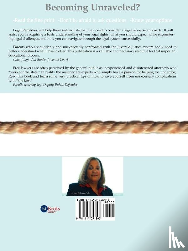Lopez-Gale, Myrna B. - Legal Remedies
