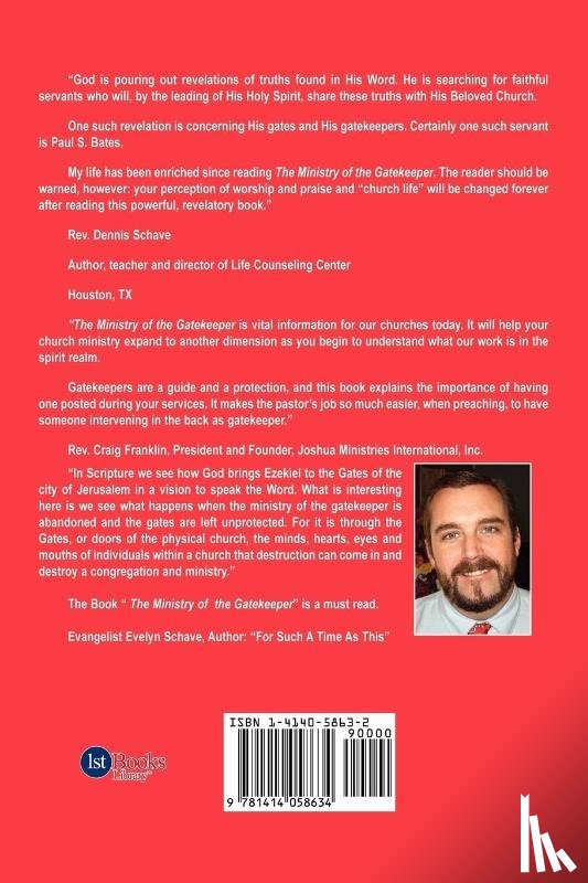 Bates, Paul S. - The Ministry of the Gatekeeper