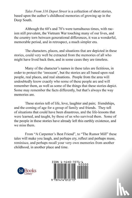 Helms, Doni - Tales from 316 Depot Street