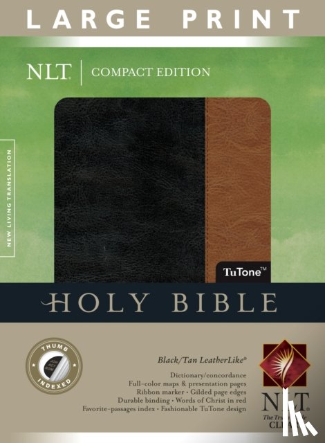 Tyndale - Large Print Compact Bible-NLT