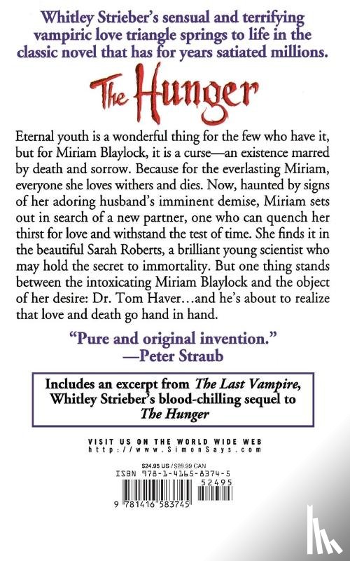 Strieber, Whitley - The Hunger