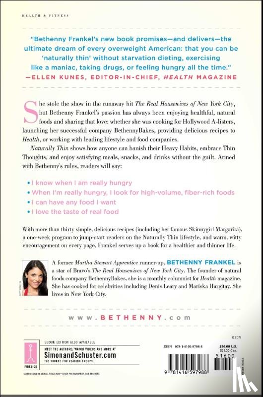 Frankel, Bethenny - Naturally Thin