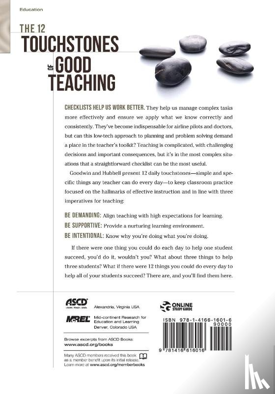 Goodwin, Bryan, Hubbell, Elizabeth Ross - The 12 Touchstones of Good Teaching