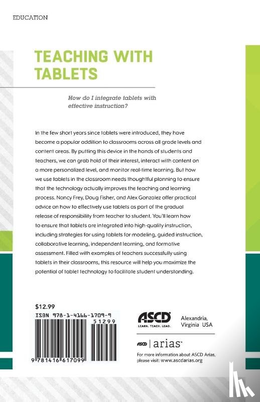 Frey, Nancy, Fisher, Doug, Gonzalez, Alex - Teaching with Tablets
