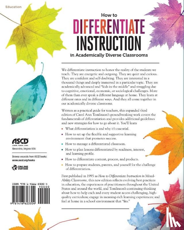 Tomlinson, Carol Ann - How to Differentiate Instruction in Academically Diverse Classrooms