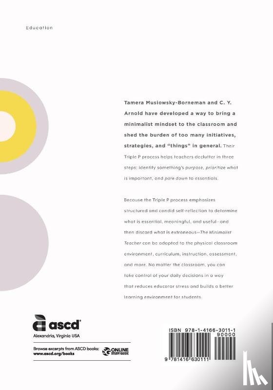 Musiowsky-Borneman, Tamera, Arnold, C. Y. - The Minimalist Teacher