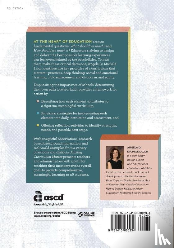 Lalor, Angela Di Michele - Making Curriculum Matter
