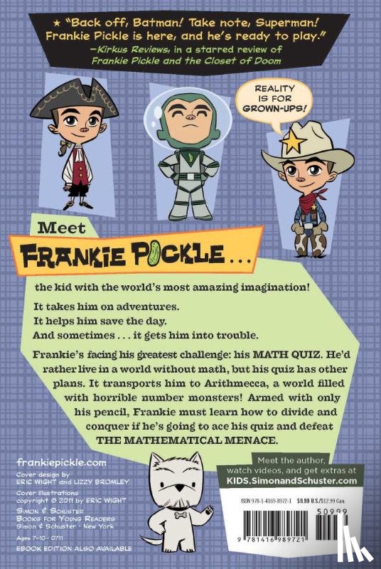 Wight, Eric - Frankie Pickle and the Mathematical Menace