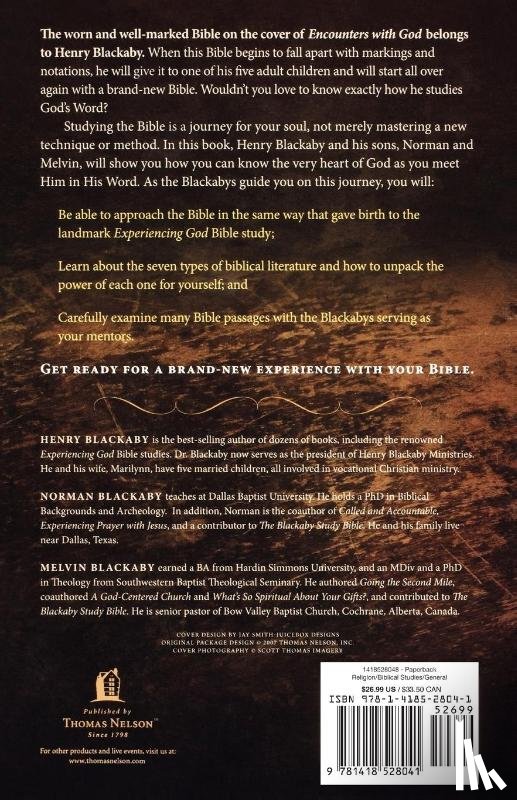 Blackaby, Henry, Blackaby, Norman, Blackaby, Melvin - Encounters with God