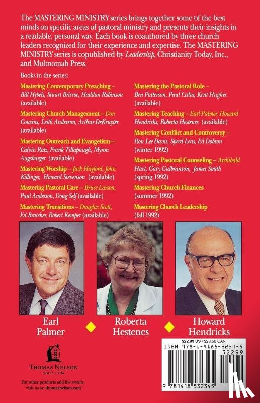 Palmer, Earl - Mastering Ministry