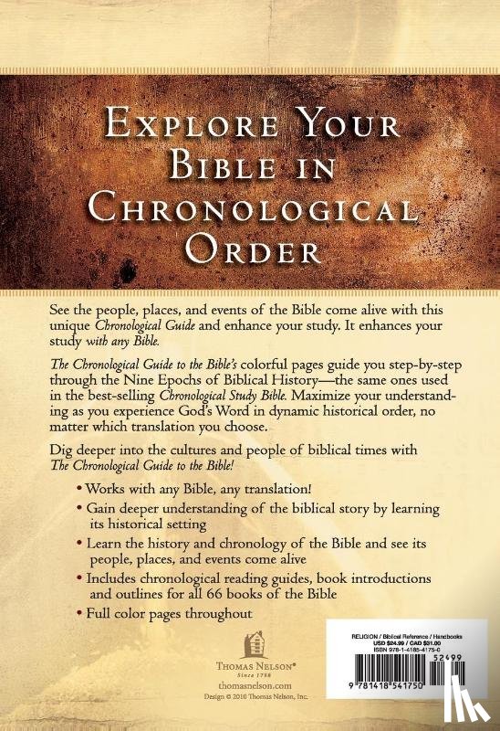 Tbd - Chronological Guide to Bible | Softcover
