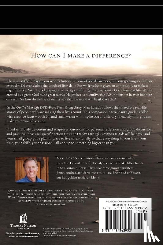 Lucado, Max - Outlive Your Life Bible Study Participant's Guide