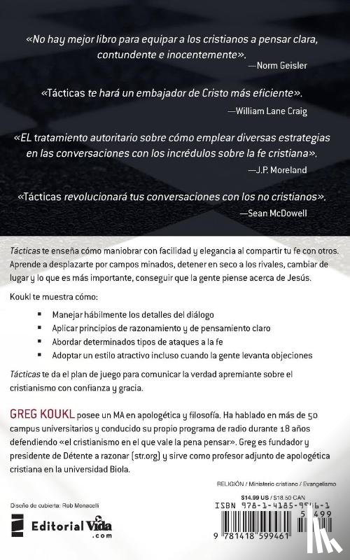 Gregory Koukl, Koukl - Tacticas