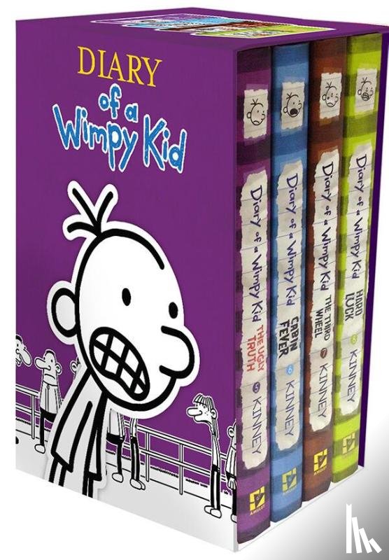 Kinney, Jeff - Diary of a Wimpy Kid Box of Books 5-8