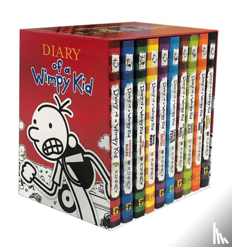 Kinney, Jeff - Diary of a Wimpy Kid Box of Books (Books 1-10)