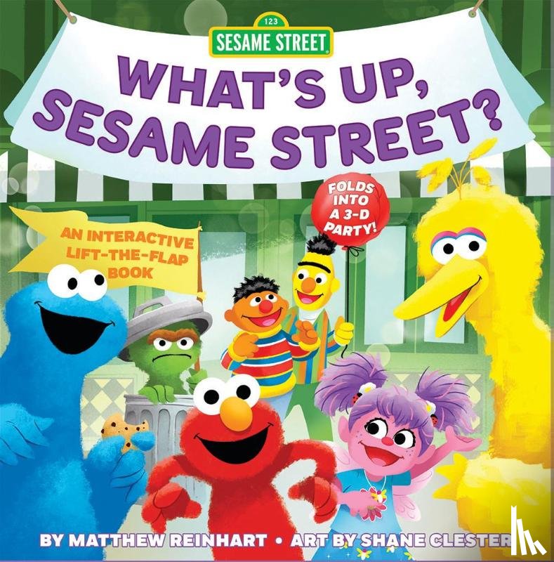 Reinhart, Matthew - What’s Up, Sesame Street? (A Pop Magic Book)