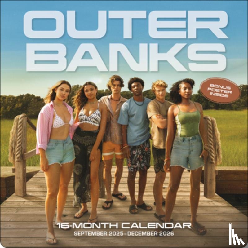 Netflix - Outer Banks 16-Month 2025-2026 Wall Calendar with Bonus Poster